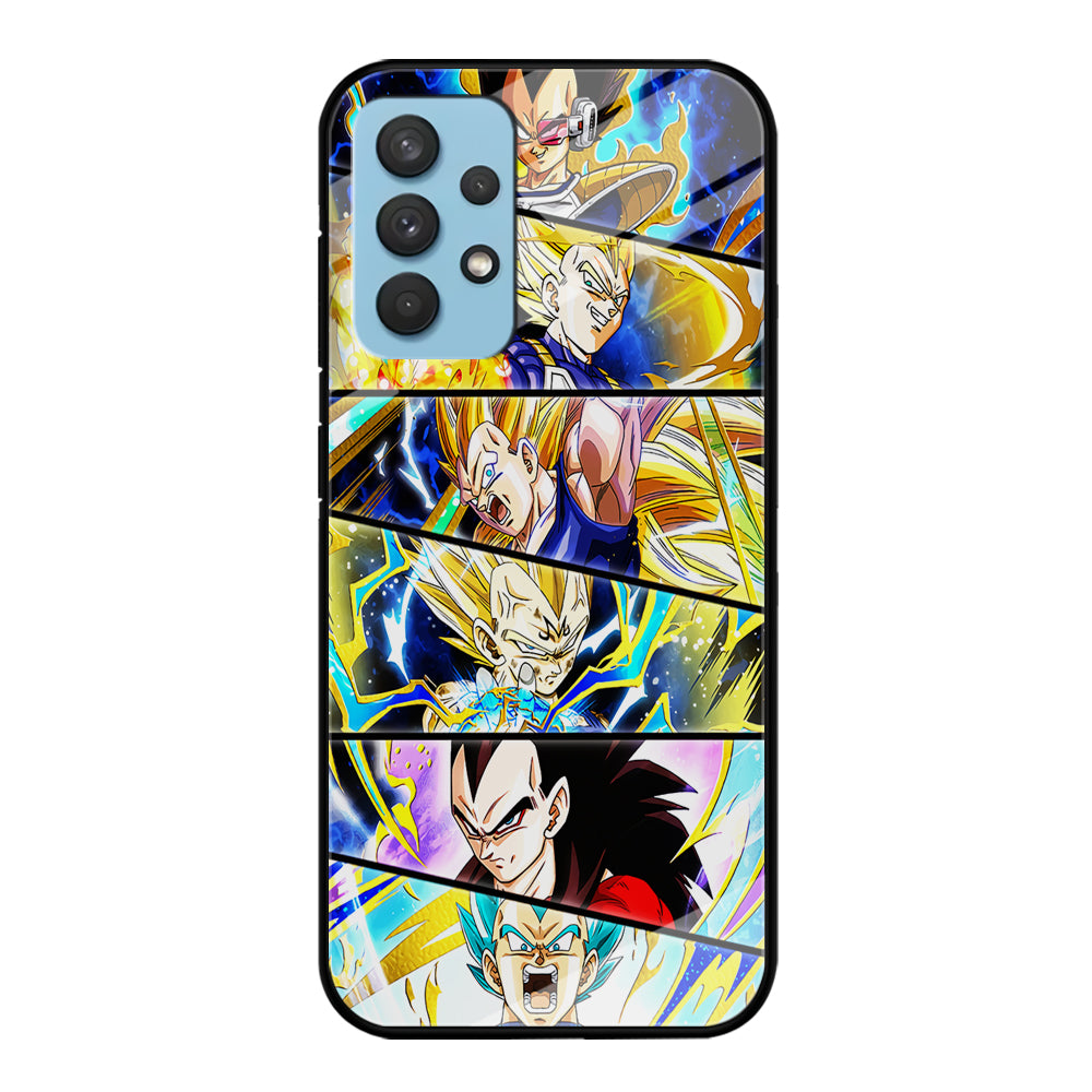 Vegeta Collage Dragon Ball Samsung Galaxy A32 Case-Phone Case-Tempered Glass Case-Altracase