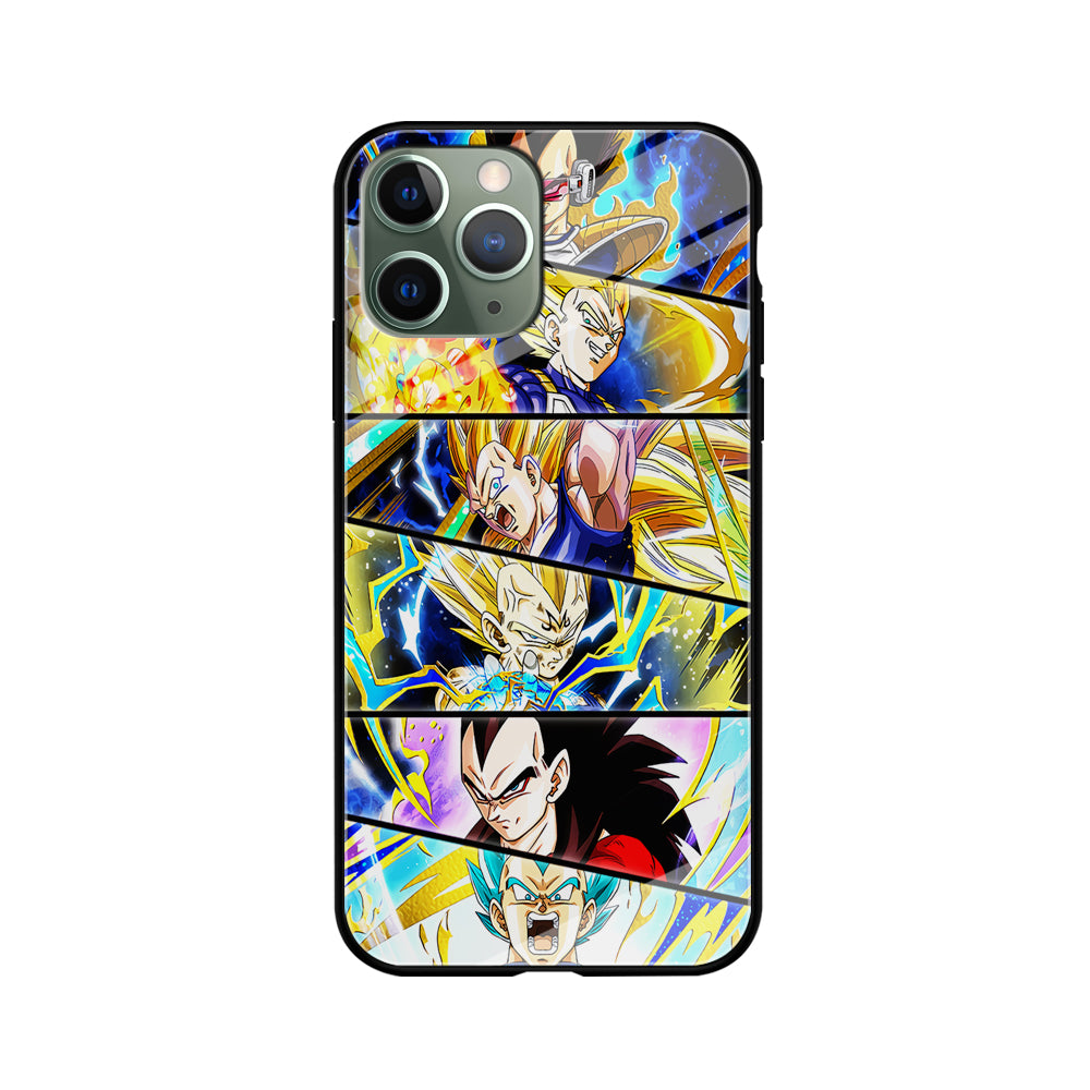 Vegeta Collage Dragon Ball iPhone 11 Pro Max Case-Phone Case-Tempered Glass Case-Altracase