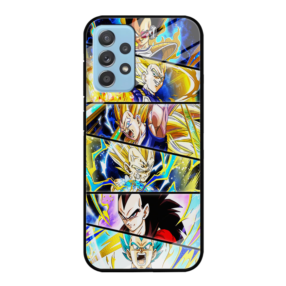 Vegeta Collage Dragon Ball Samsung Galaxy A72 Case-Phone Case-Tempered Glass Case-Altracase