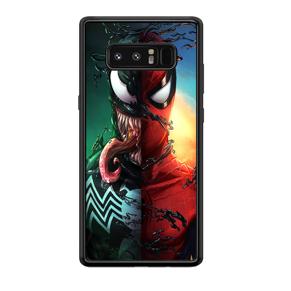 Venom VS Spiderman Samsung Galaxy Note 8 Case-Phone Case-Tempered Glass Case-Altracase