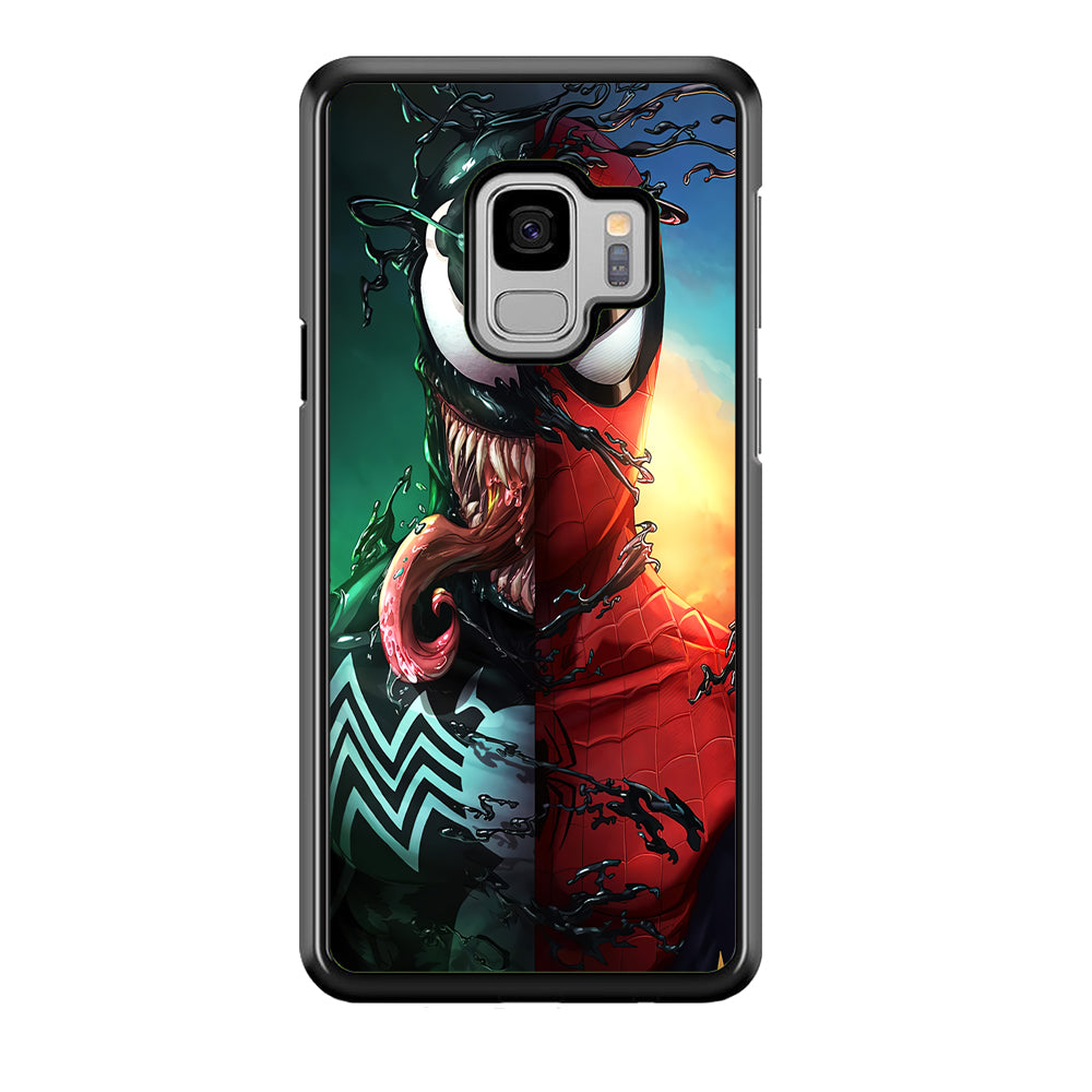 Venom VS Spiderman Samsung Galaxy S9 Case-Phone Case-Tempered Glass Case-Altracase