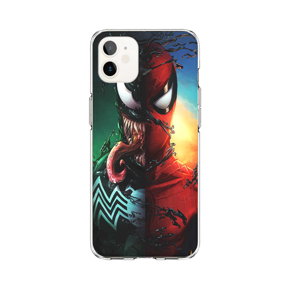 Venom VS Spiderman iPhone 12 Mini Case-Phone Case-Clear Soft Case-Altracase