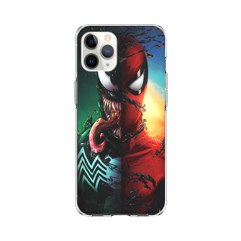 Venom VS Spiderman iPhone 11 Pro Max Case-Phone Case-Clear Soft Case-Altracase