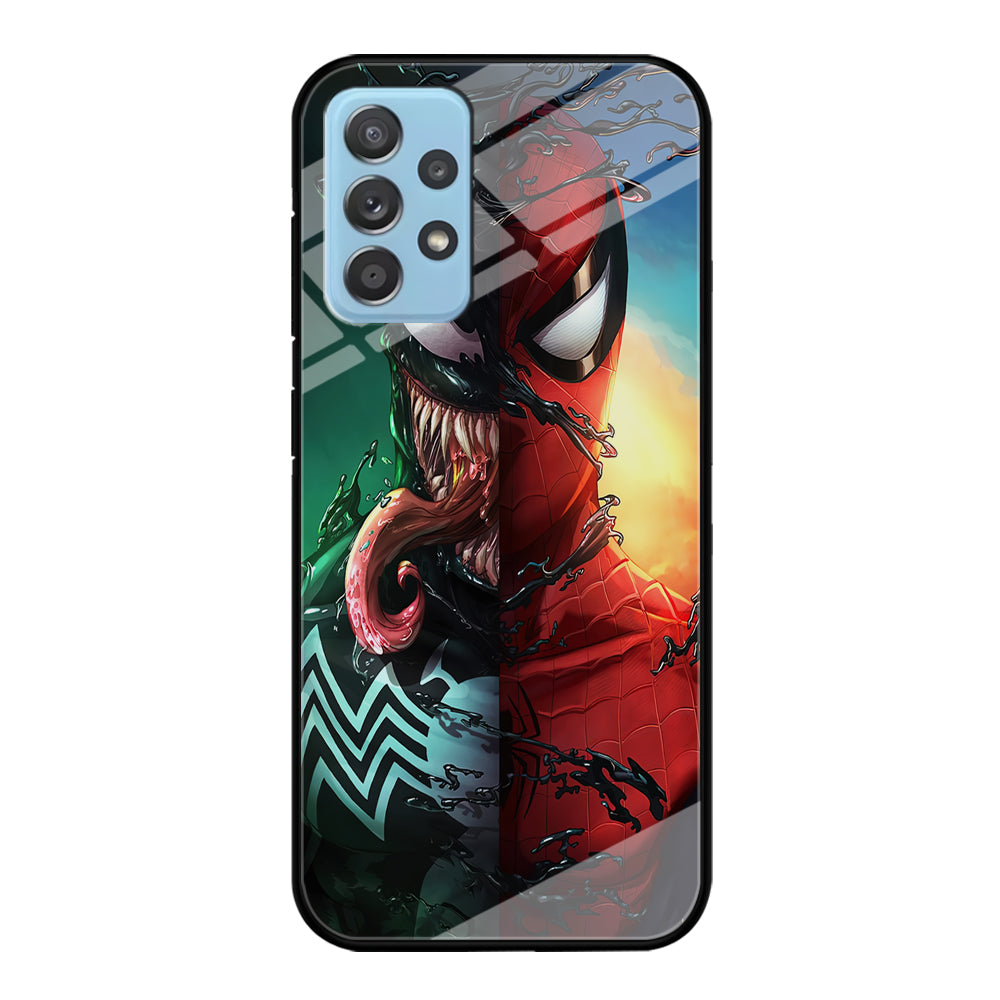 Venom VS Spiderman Samsung Galaxy A52 Case-Phone Case-Tempered Glass Case-Altracase