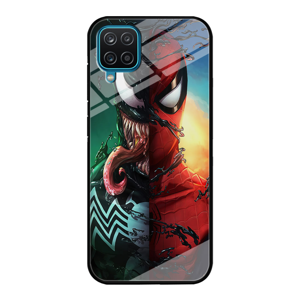 Venom VS Spiderman Samsung Galaxy A12 Case-Phone Case-Clear Soft Case-Altracase