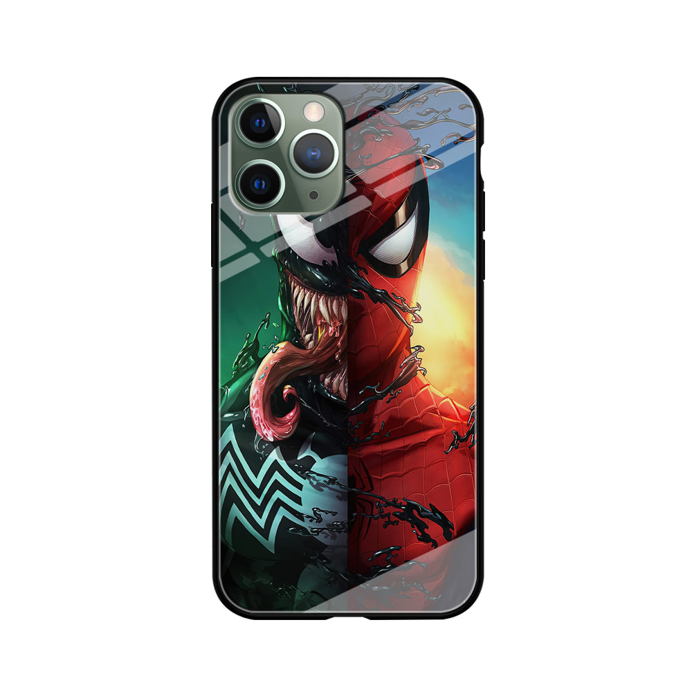 Venom VS Spiderman iPhone 11 Pro Case-Phone Case-Tempered Glass Case-Altracase
