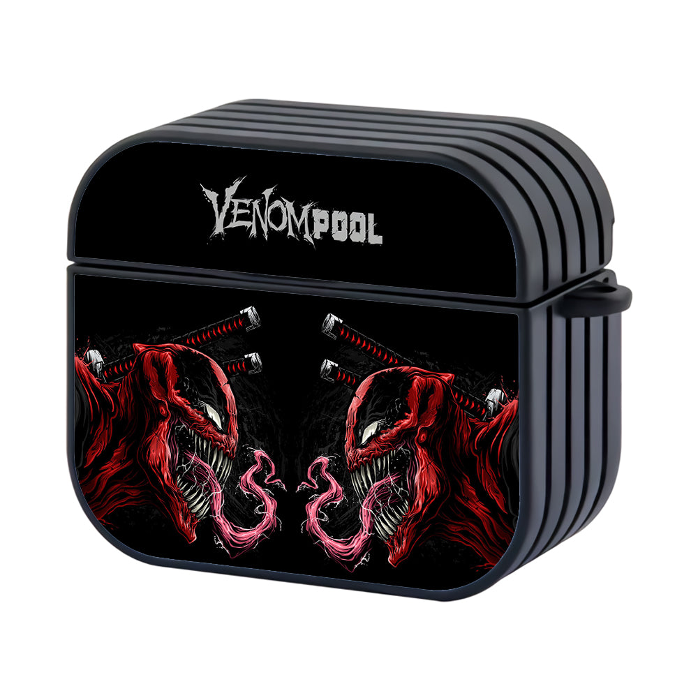 Venompool Venom Ft Deadpool Hard Plastic Case Cover For Apple Airpods 3 - AirPod Case - Altracase