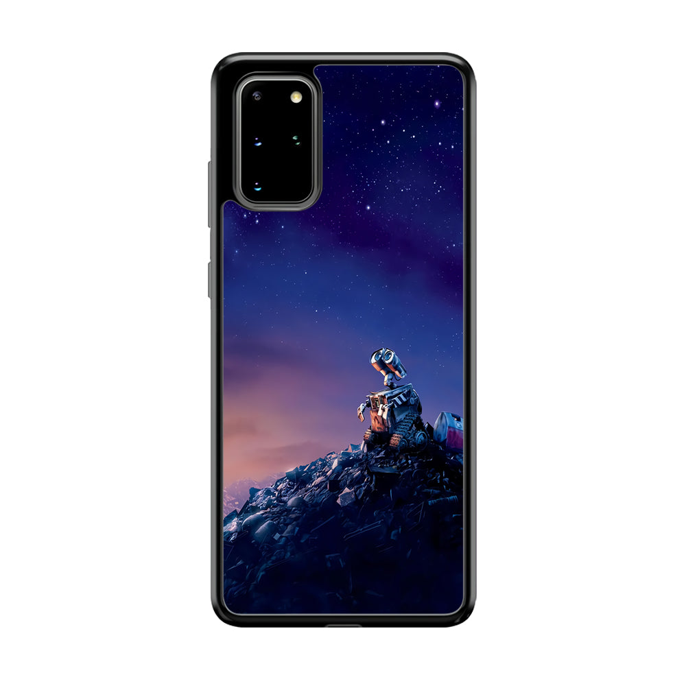 Wall-e Looks Up at The Sky Samsung Galaxy S20 Plus Case-Phone Case-Tempered Glass Case-Altracase