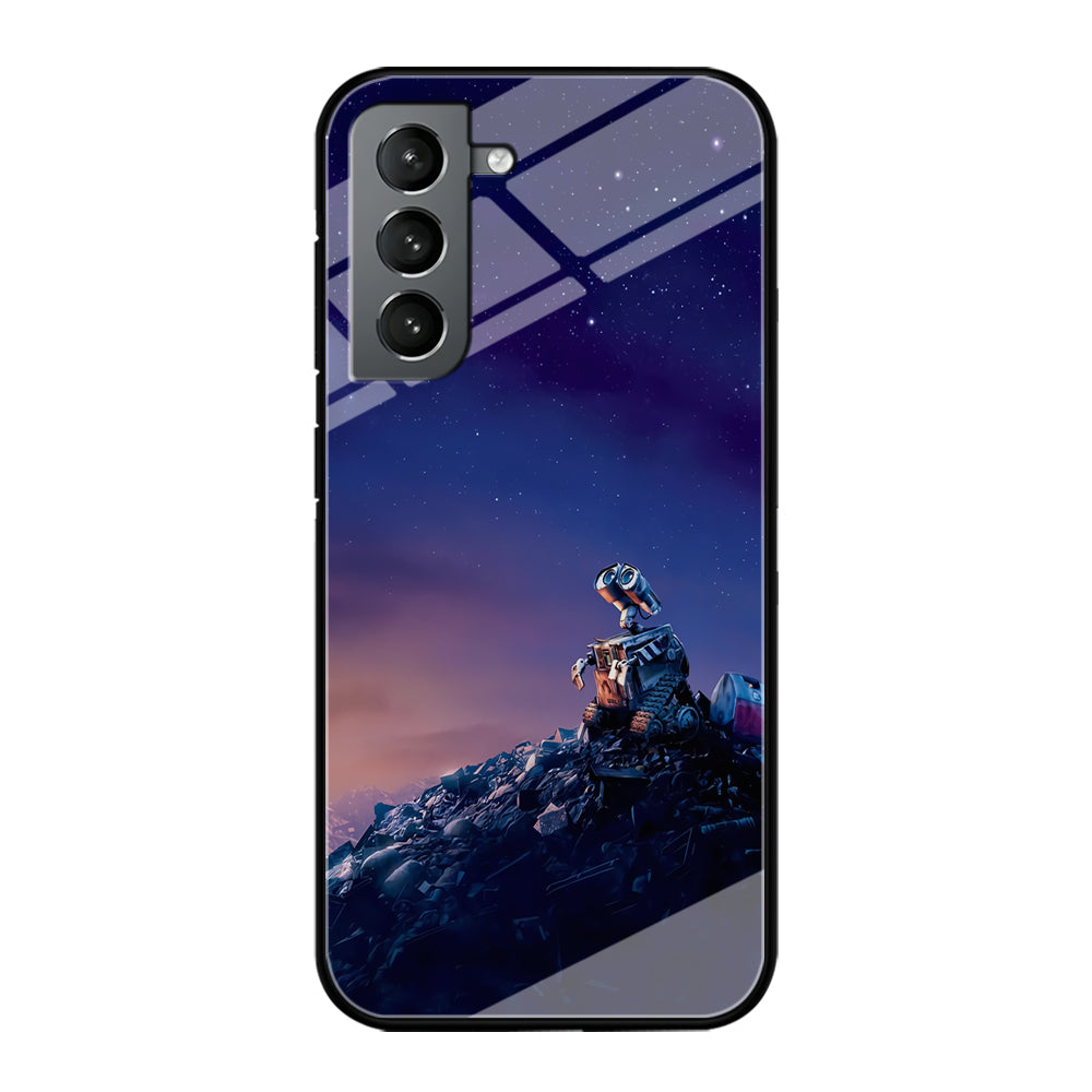 Wall-e Looks Up at The Sky Samsung Galaxy S21 Plus Case-Phone Case-Tempered Glass Case-Altracase
