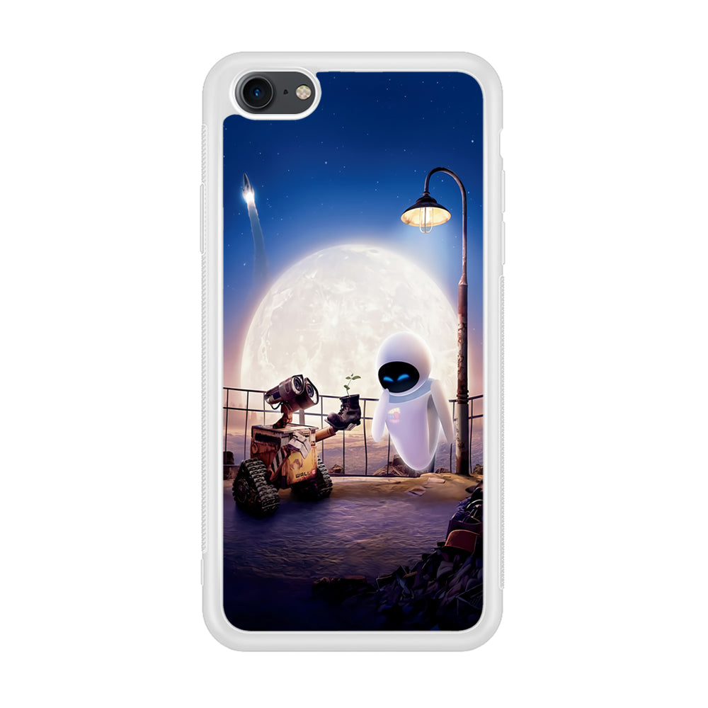 Wall-e With The Couple iPhone SE 3 2022 Case-Phone Case-Rubber White (2D Case)-Altracase