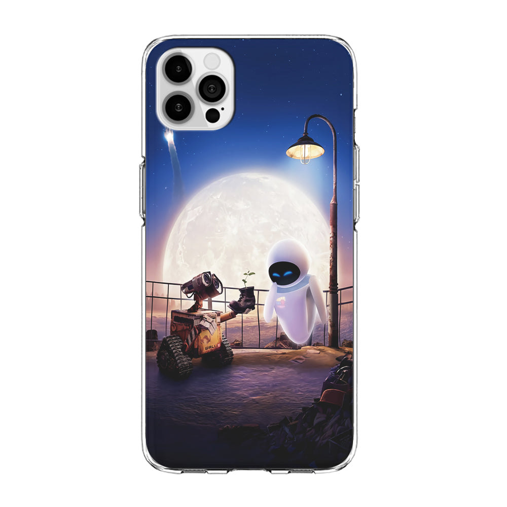 Wall-e With The Couple iPhone 15 Pro Case-Phone Case-Clear Soft Case-Altracase