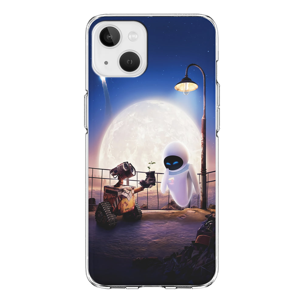 Wall-e With The Couple iPhone 15 Plus Case-Phone Case-Clear Soft Case-Altracase