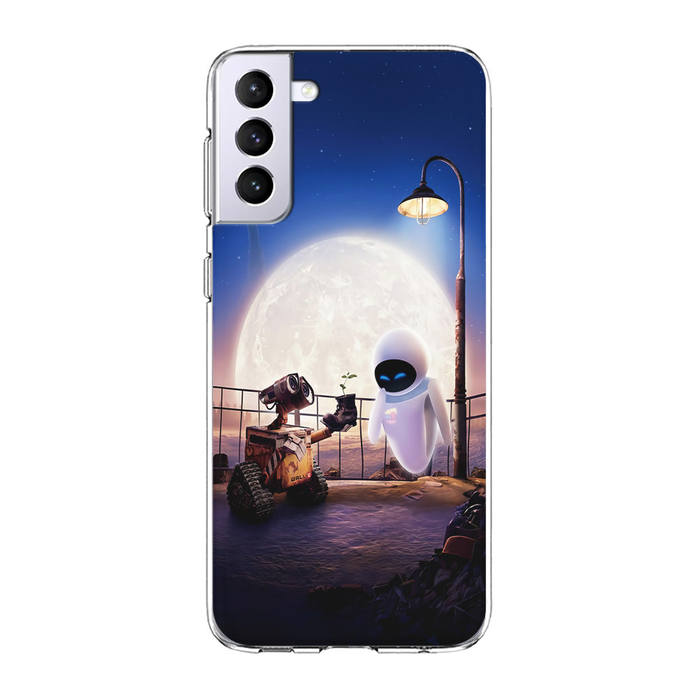 Wall-e With The Couple Samsung Galaxy S21 Plus Case-Phone Case-Clear Soft Case-Altracase