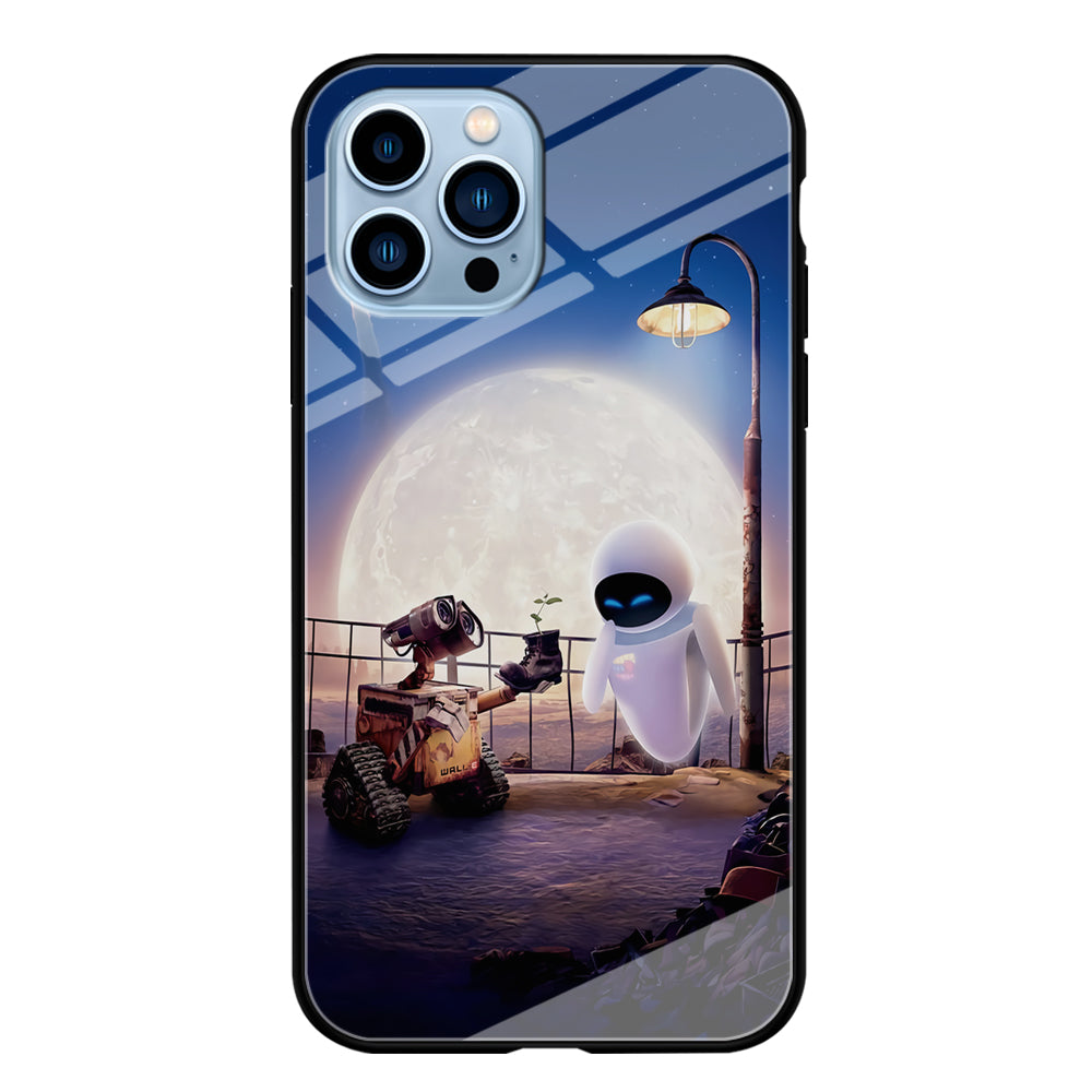 Wall-e With The Couple iPhone 14 Pro Max Case-Phone Case-Tempered Glass Case-Altracase