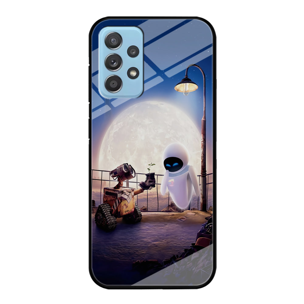 Wall-e With The Couple Samsung Galaxy A72 Case-Phone Case-Tempered Glass Case-Altracase