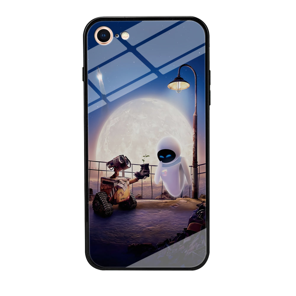 Wall-e With The Couple iPhone SE 3 2022 Case-Phone Case-Tempered Glass Case-Altracase
