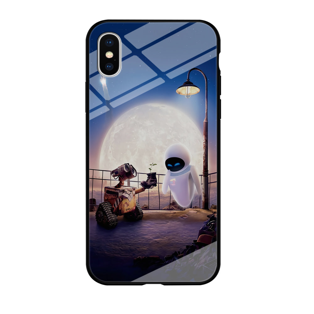 Wall-e With The Couple iPhone Xs Case-Phone Case-Tempered Glass Case-Altracase
