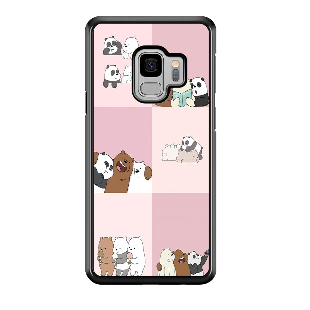 We Bare Bear Daily Life Samsung Galaxy S9 Case-Phone Case-Tempered Glass Case-Altracase