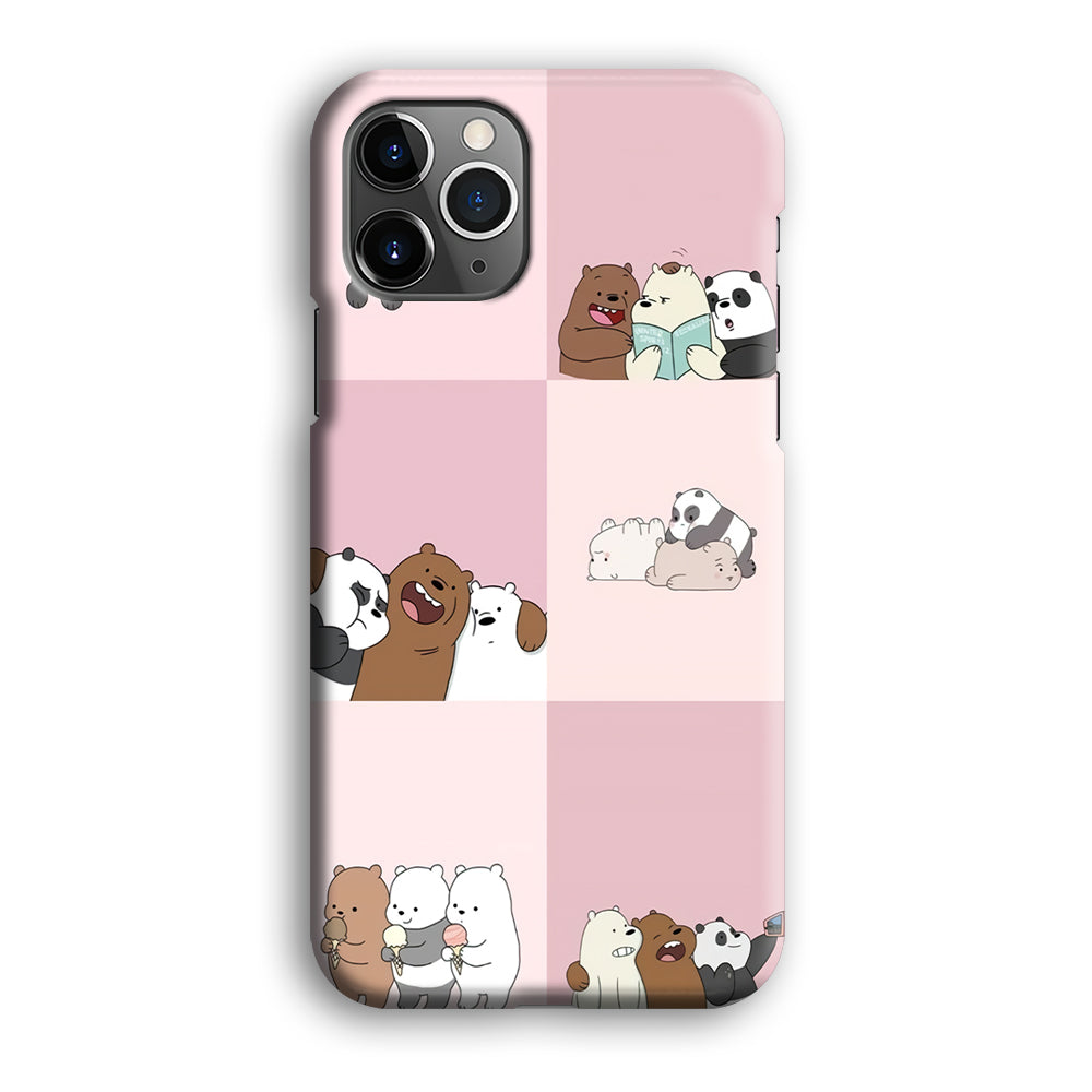 We Bare Bear Daily Life iPhone 12 Pro Max Case-Phone Case-3D Case-Altracase