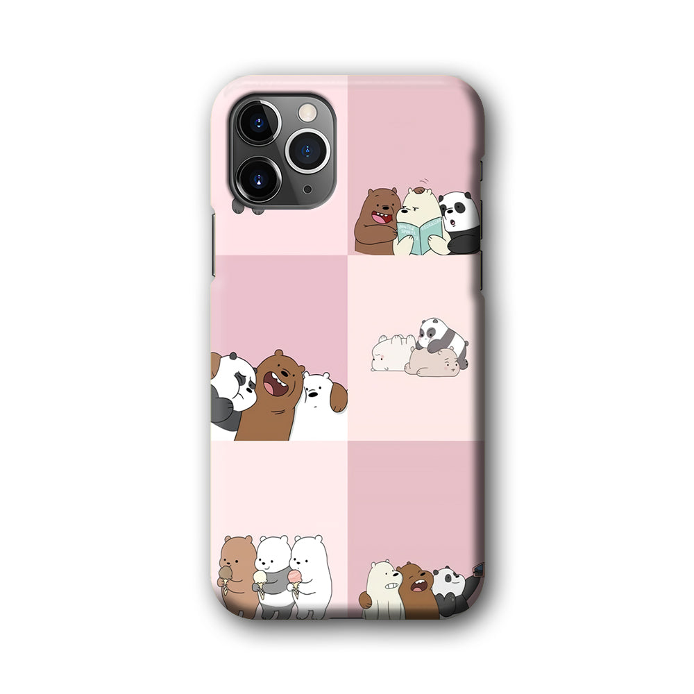 We Bare Bear Daily Life iPhone 11 Pro Max Case-Phone Case-3D Case-Altracase