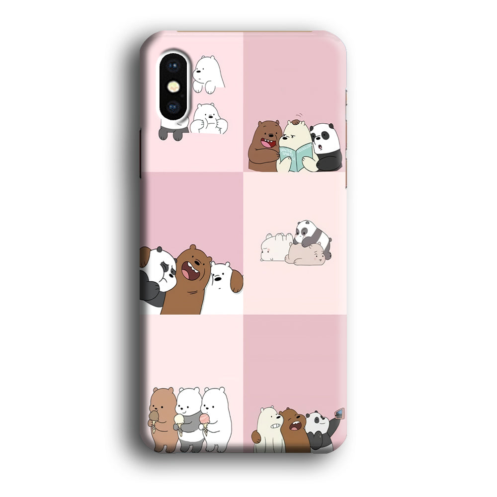 We Bare Bear Daily Life iPhone Xs Case-Phone Case-3D Case-Altracase