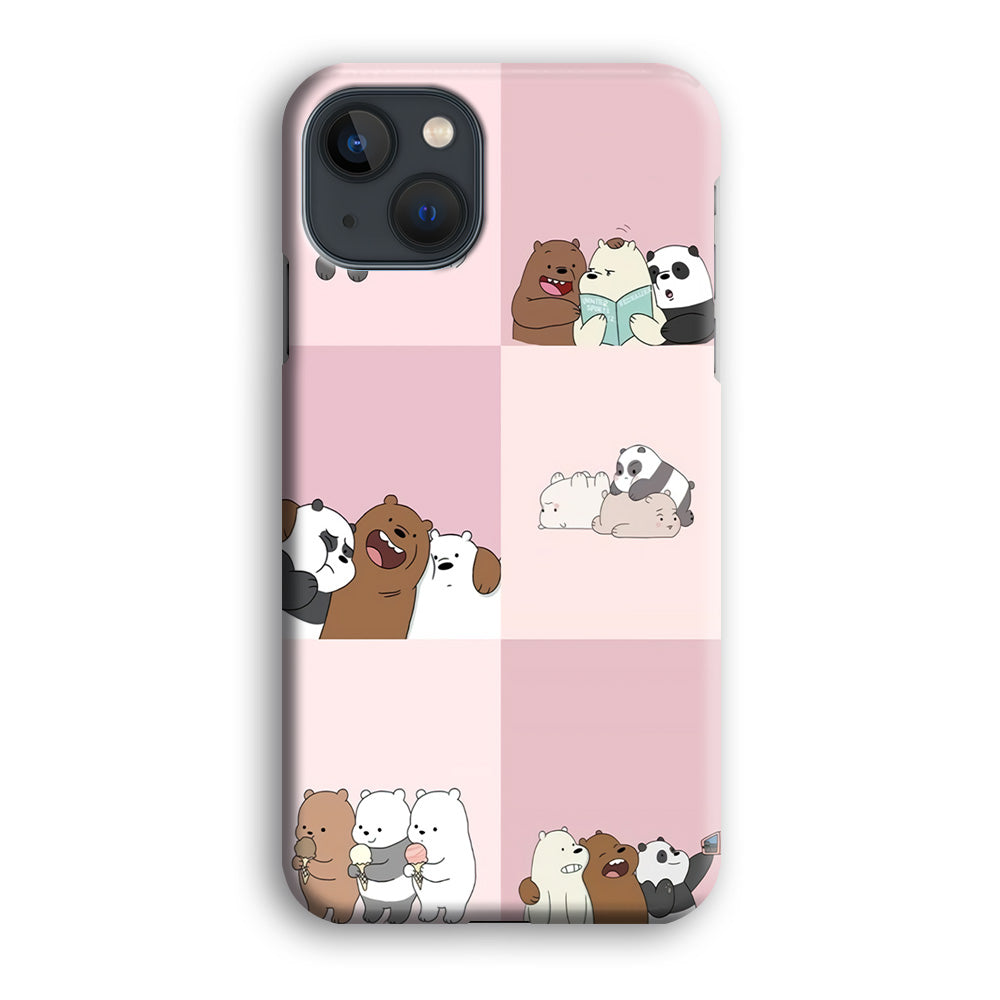 We Bare Bear Daily Life iPhone 15 Plus Case-Phone Case-3D Case-Altracase