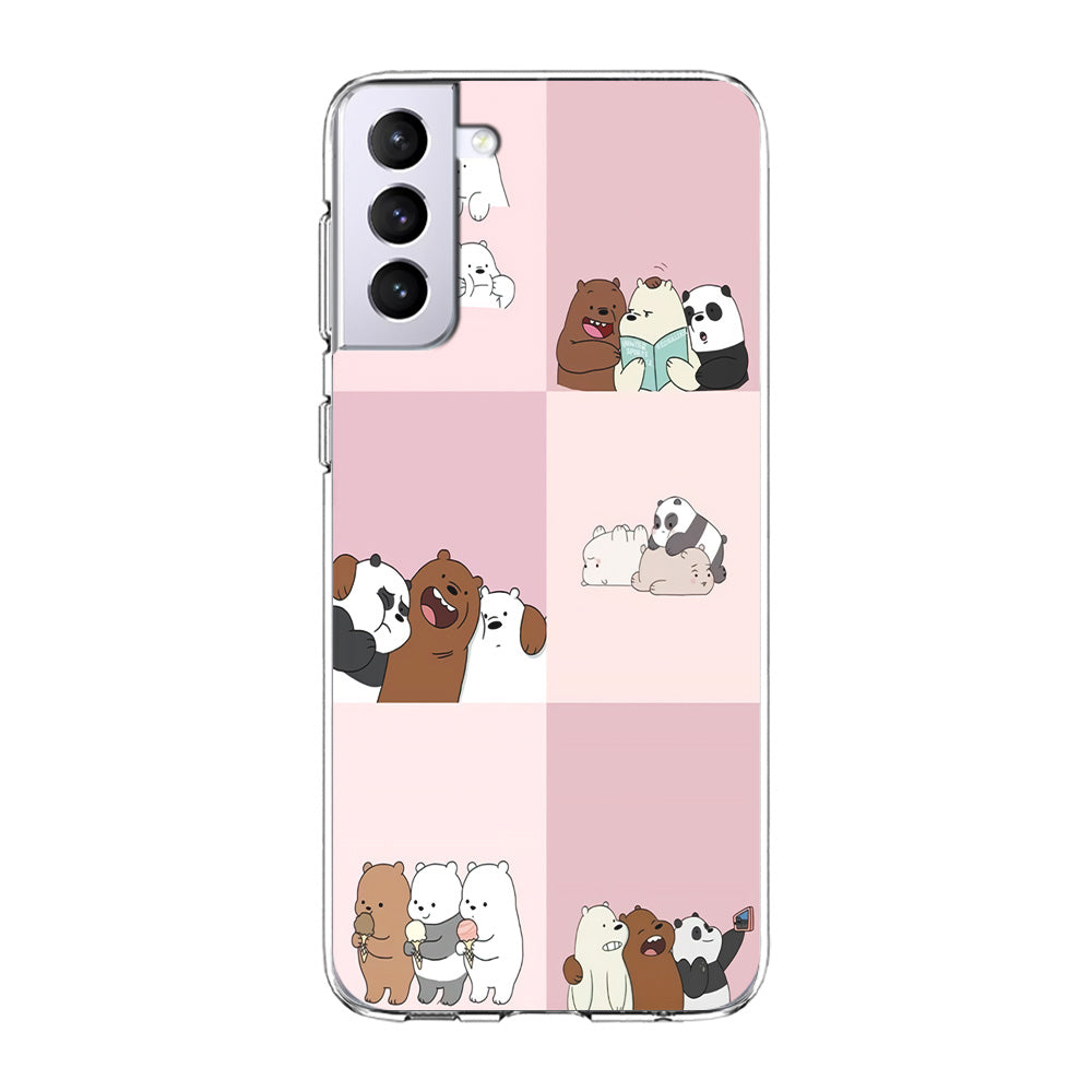 We Bare Bear Daily Life Samsung Galaxy S24 Plus Case-Phone Case-Clear Soft Case-Altracase