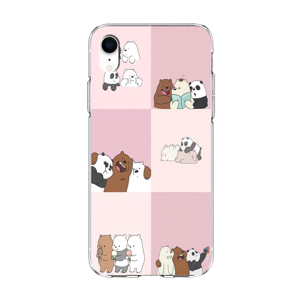 We Bare Bear Daily Life iPhone XR Case-Phone Case-Clear Soft Case-Altracase