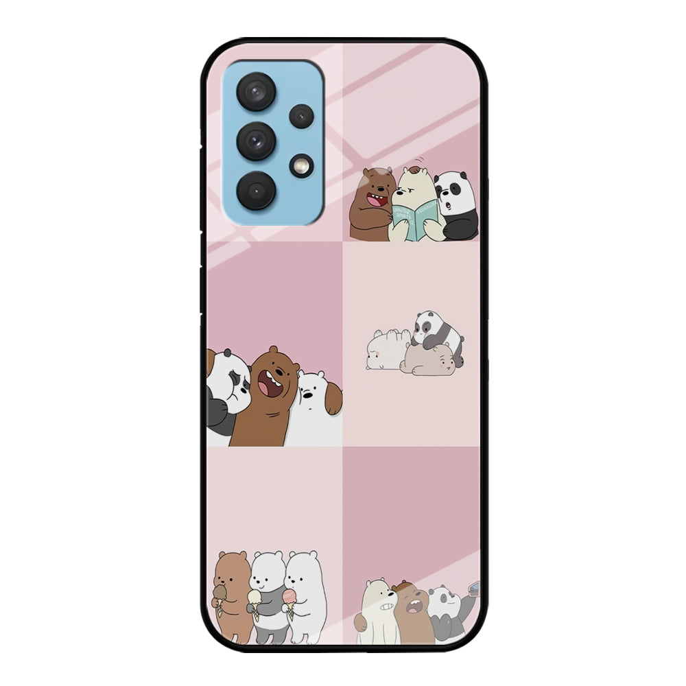 We Bare Bear Daily Life Samsung Galaxy A32 Case-Phone Case-Tempered Glass Case-Altracase