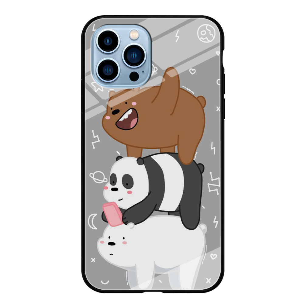 We Bare Bear Overlap iPhone 14 Pro Case-Phone Case-Tempered Glass Case-Altracase