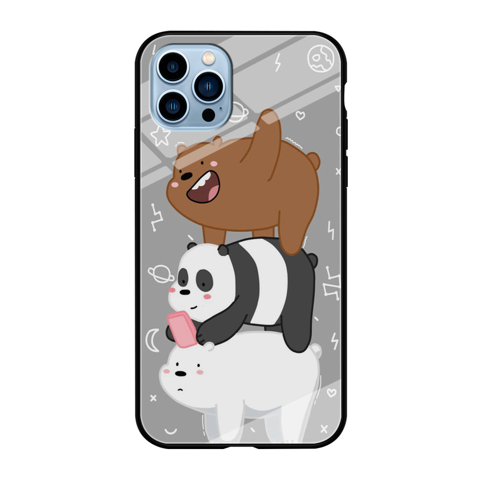 We Bare Bear Overlap iPhone 12 Pro Max Case-Phone Case-Tempered Glass Case-Altracase