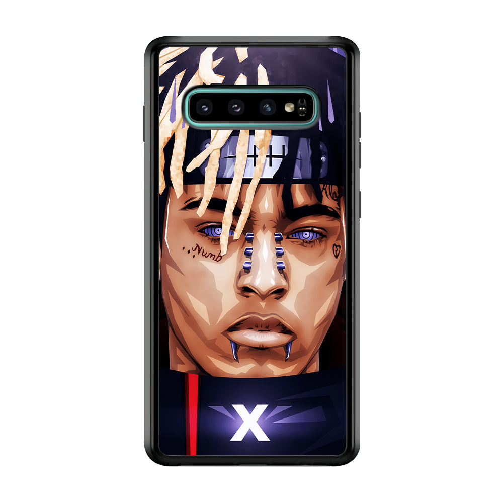 XXXTentacion Akatsuki Samsung Galaxy S10 Case-Phone Case-Rubber Black (2D Case)-Altracase