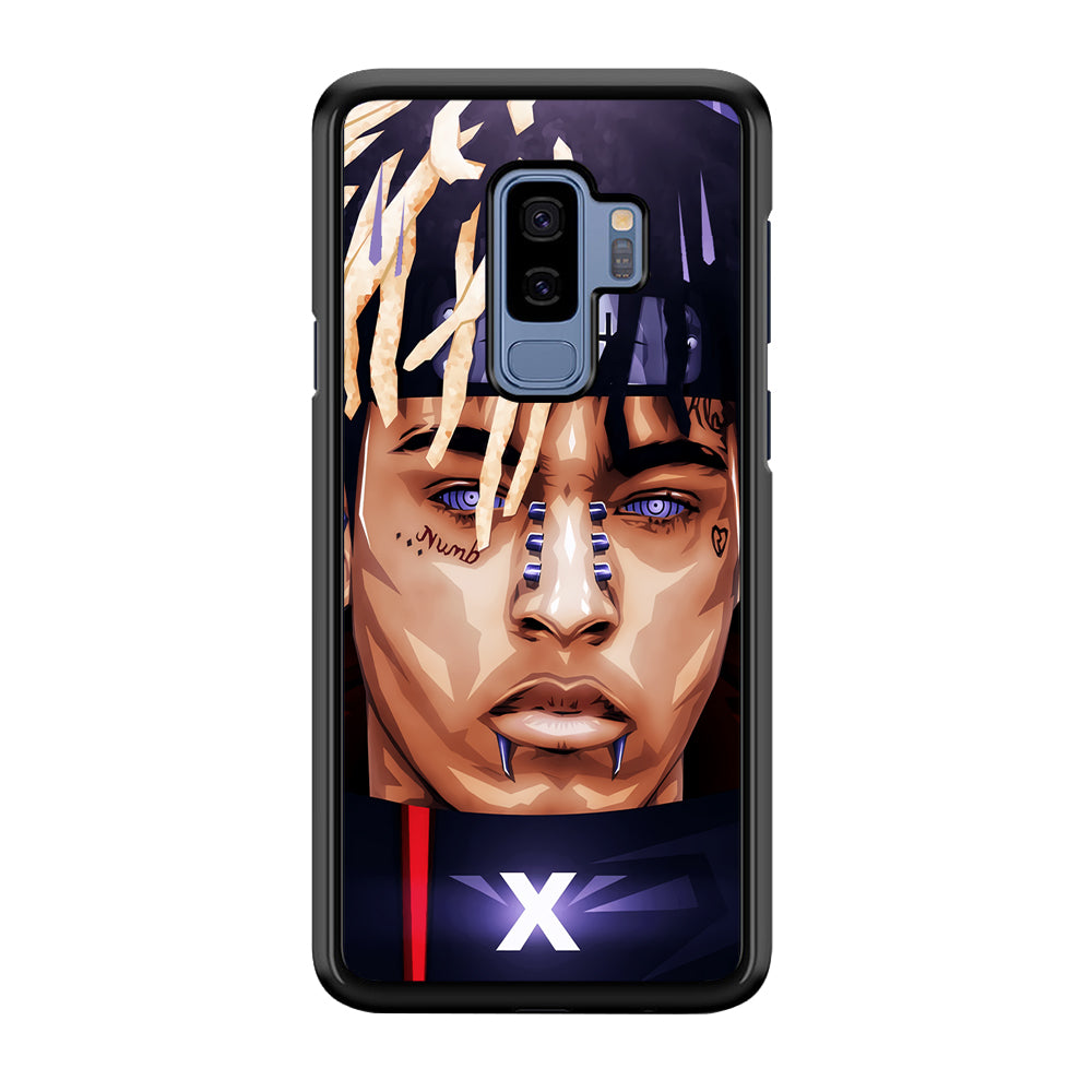 XXXTentacion Akatsuki Samsung Galaxy S9 Plus Case-Phone Case-Rubber Black (2D Case)-Altracase