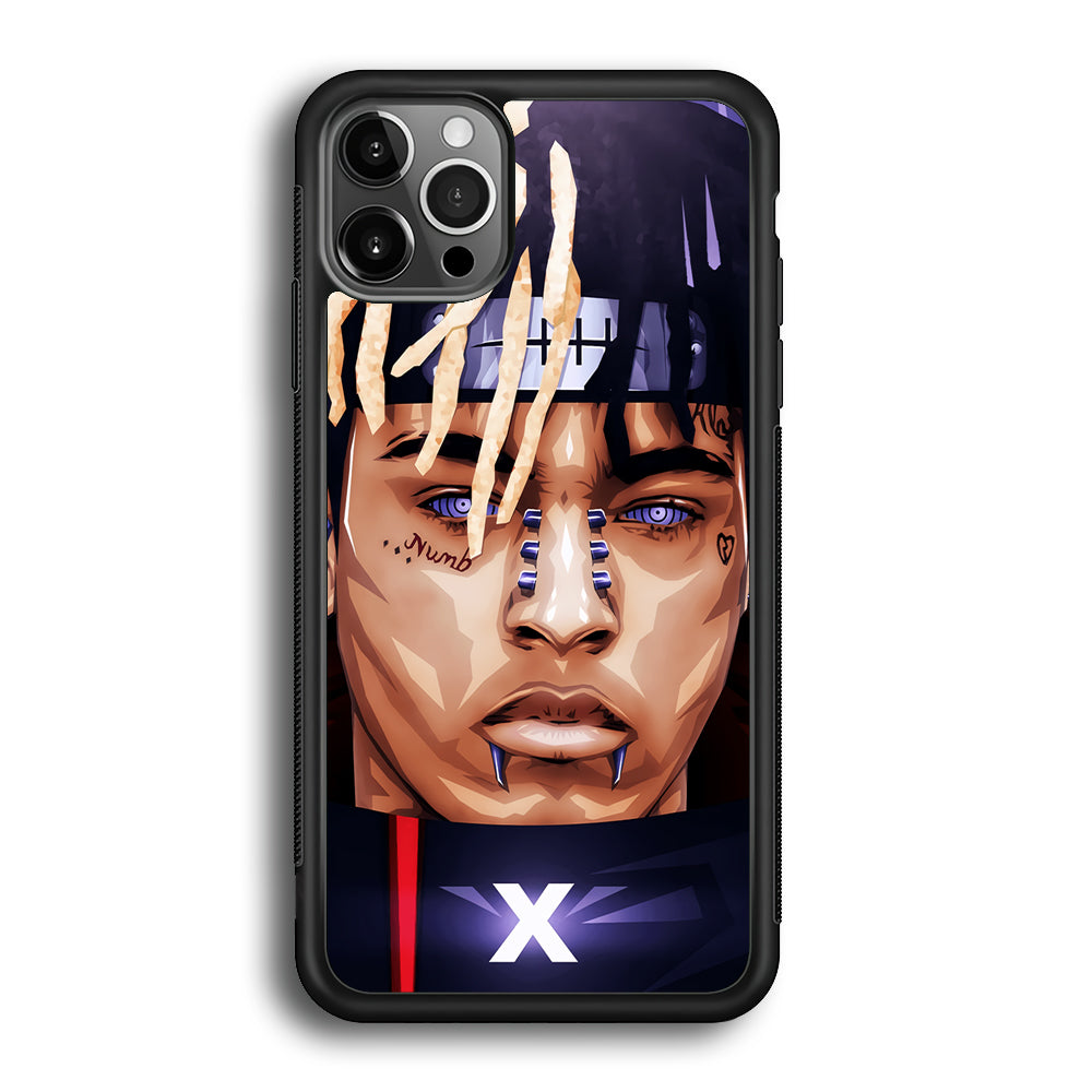XXXTentacion Akatsuki iPhone 12 Pro Max Case-Phone Case-Rubber Black (2D Case)-Altracase