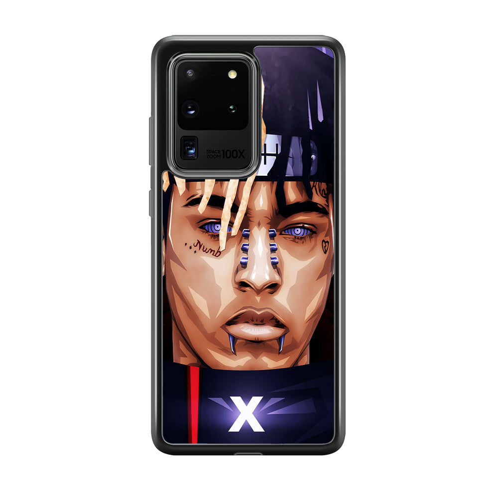 XXXTentacion Akatsuki Samsung Galaxy S20 Ultra Case-Phone Case-Rubber Black (2D Case)-Altracase