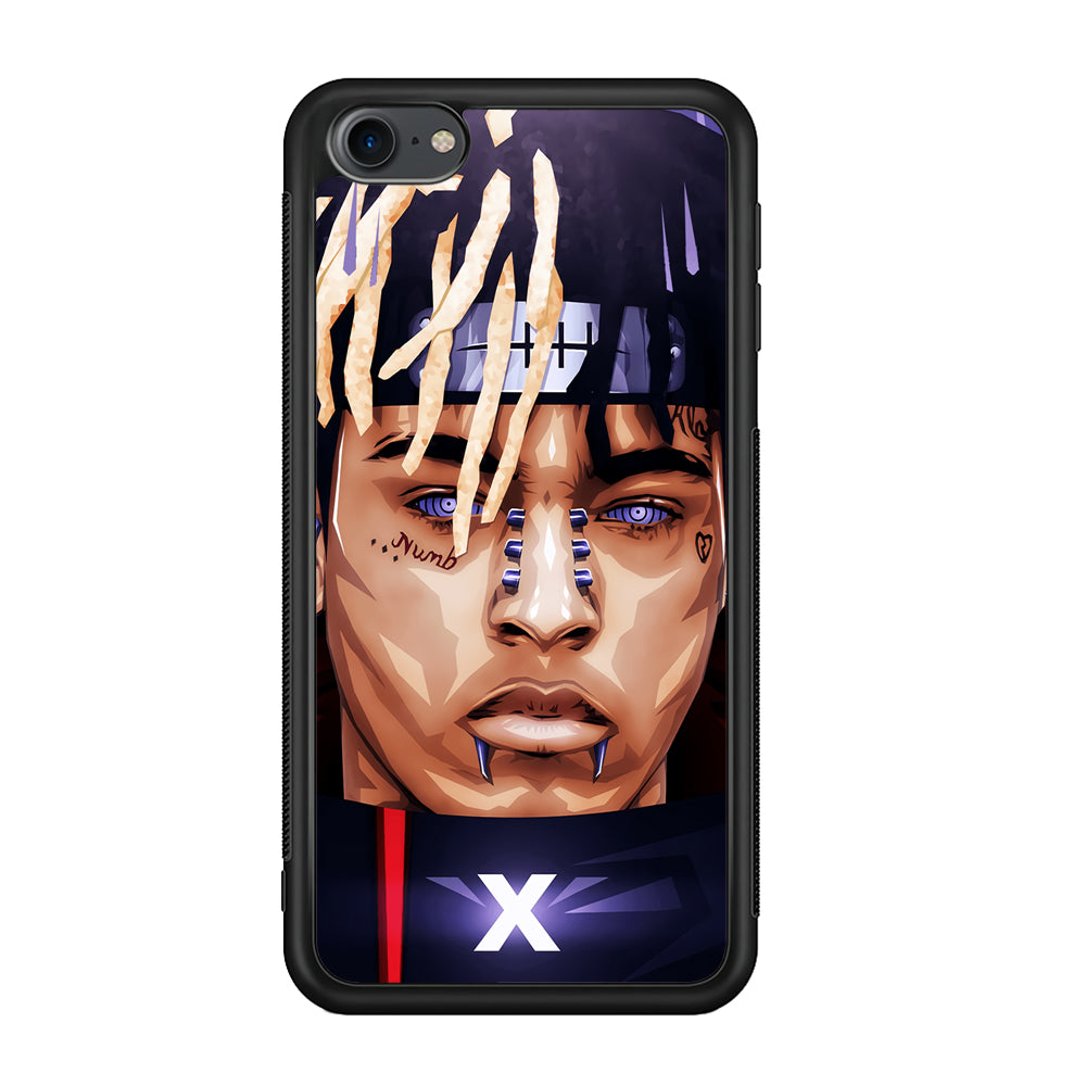 XXXTentacion Akatsuki iPod Touch 6 Case-Phone Case-Rubber White (2D Case)-Altracase