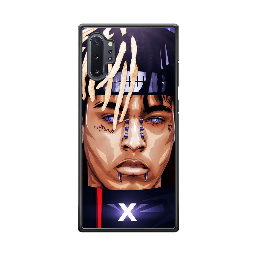 XXXTentacion Akatsuki Samsung Galaxy Note 10 Plus Case-Phone Case-Rubber Black (2D Case)-Altracase