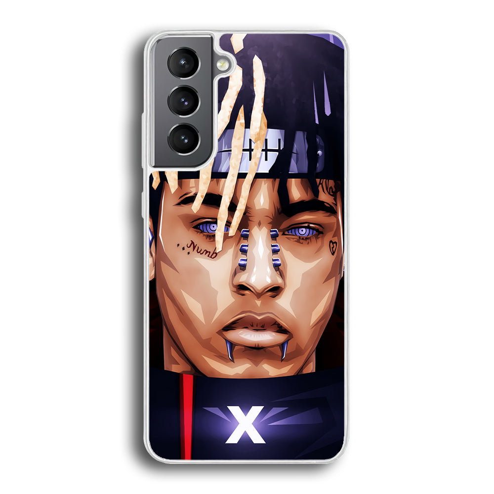 XXXTentacion Akatsuki Samsung Galaxy S23 Case-Phone Case-Rubber White (2D Case)-Altracase