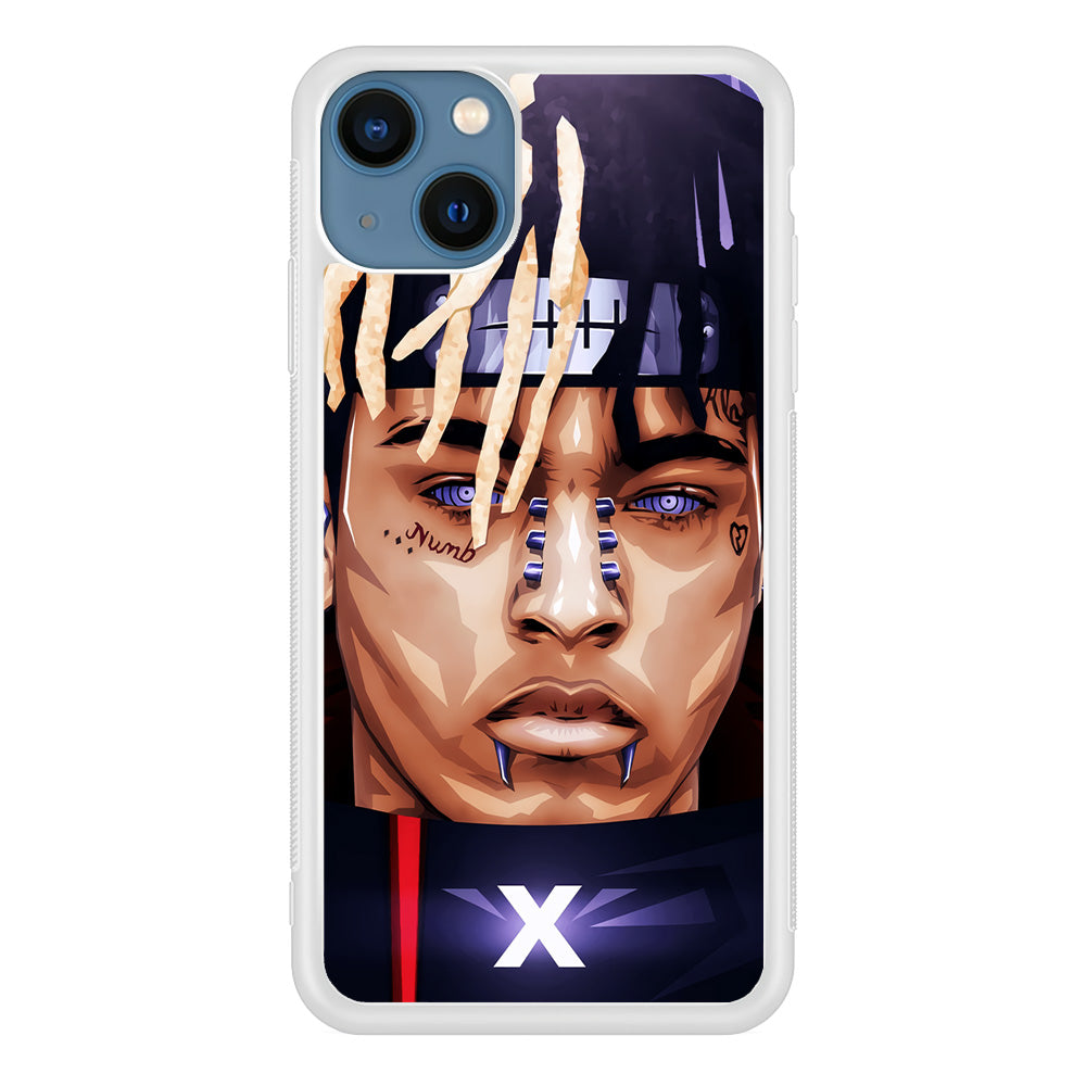 XXXTentacion Akatsuki iPhone 15 Plus Case-Phone Case-Rubber White (2D Case)-Altracase
