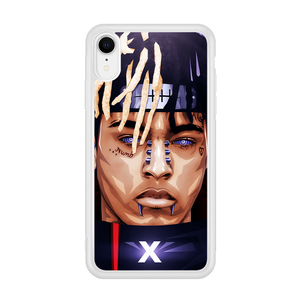 XXXTentacion Akatsuki iPhone XR Case-Phone Case-Rubber White (2D Case)-Altracase