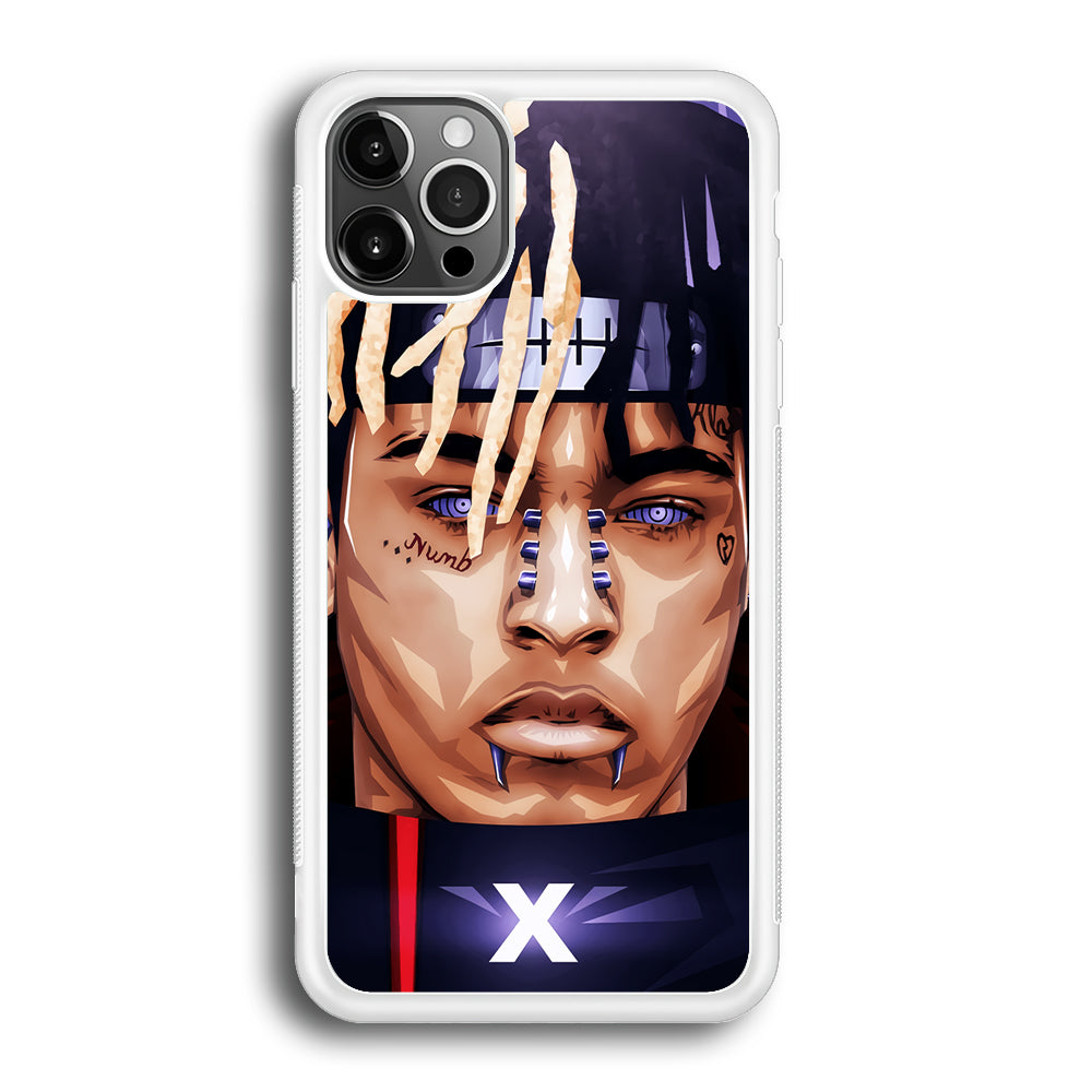 XXXTentacion Akatsuki iPhone 12 Pro Max Case-Phone Case-Rubber White (2D Case)-Altracase