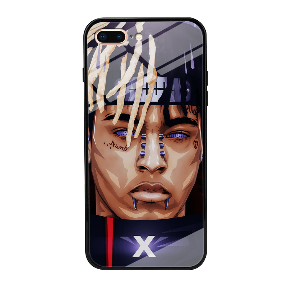 XXXTentacion Akatsuki iPhone 8 Plus Case-Phone Case-Tempered Glass Case-Altracase