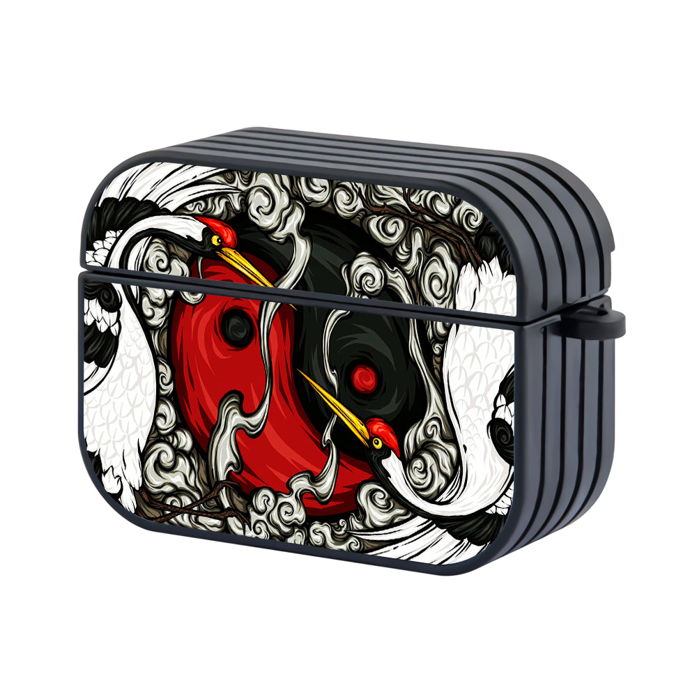 Yin Yang Japanese Art Hard Plastic Case Cover For Apple Airpods Pro 2-AirPod Case-Altracase