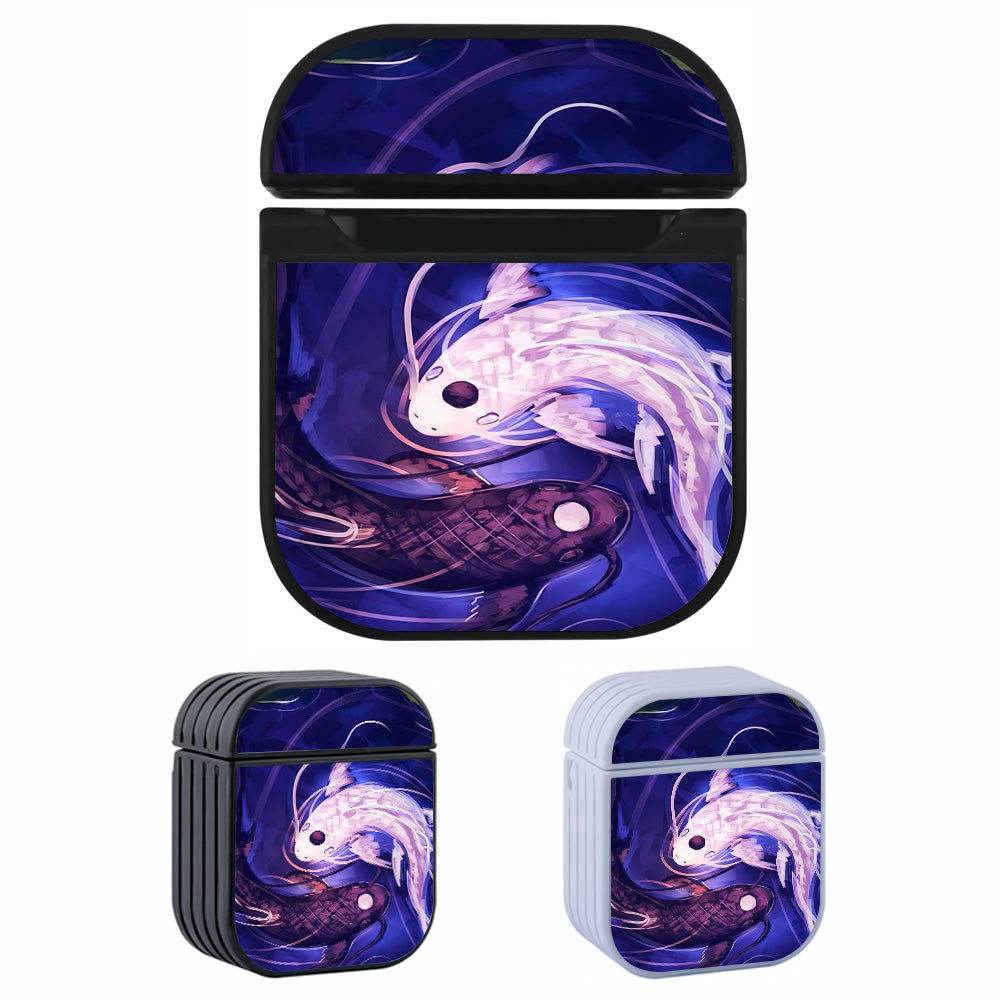Yin Yang Koi Fish Hard Plastic Case Cover For Apple Airpods-AirPod Case-Altracase