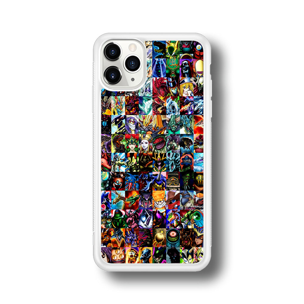 Yu-Gi-Oh All Monster Cards iPhone 11 Pro Max Case-Phone Case-Rubber White (2D Case)-Altracase
