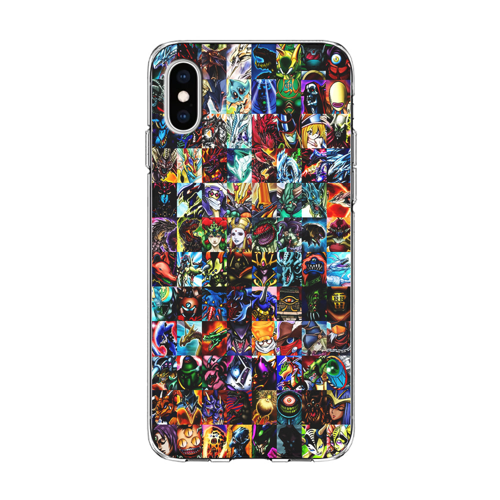 Yu-Gi-Oh All Monster Cards iPhone Xs Case-Phone Case-Clear Soft Case-Altracase