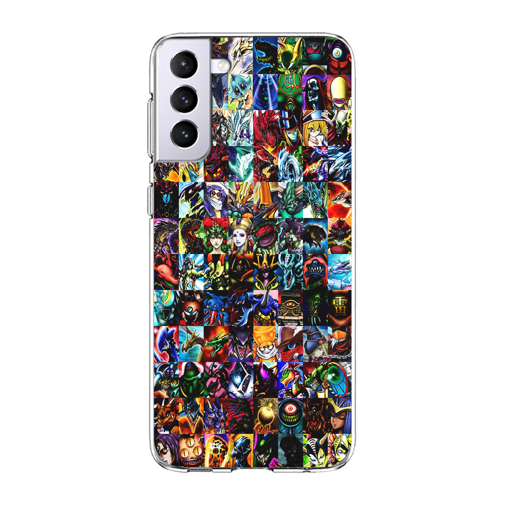 Yu-Gi-Oh All Monster Cards Samsung Galaxy S24 Case-Phone Case-Clear Soft Case-Altracase