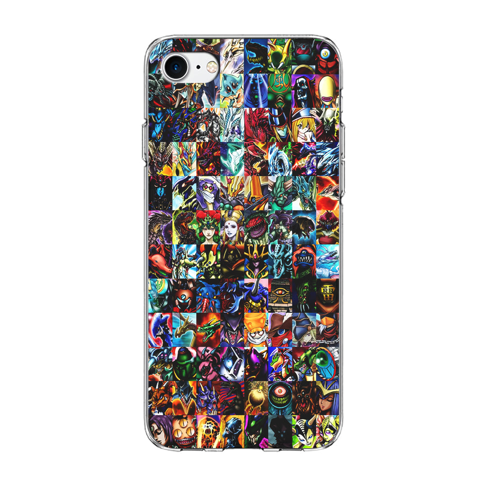 Yu-Gi-Oh All Monster Cards iPhone SE 2020 Case-Phone Case-Clear Soft Case-Altracase