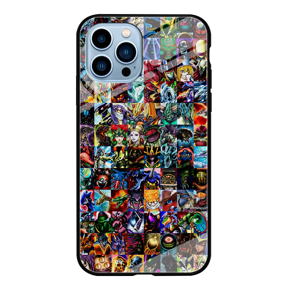 Yu-Gi-Oh All Monster Cards iPhone 15 Pro Max Case-Phone Case-Tempered Glass Case-Altracase
