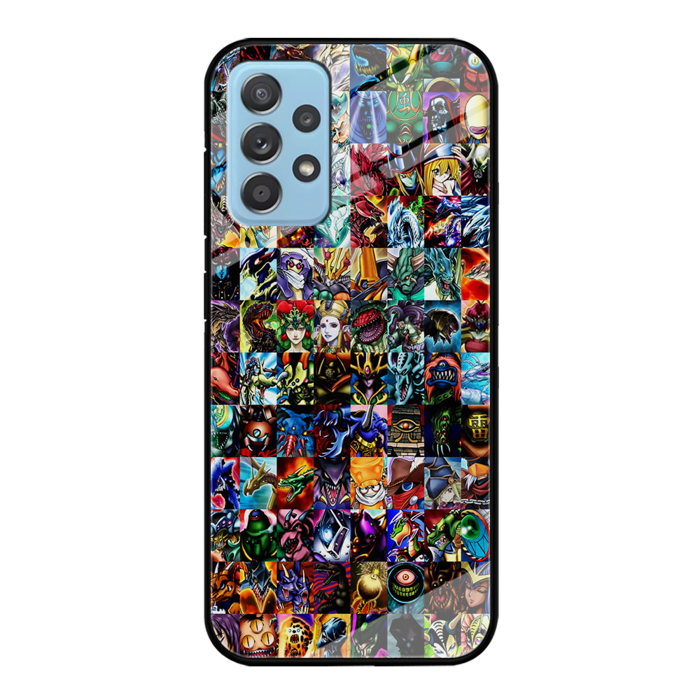 Yu-Gi-Oh All Monster Cards Samsung Galaxy A72 Case-Phone Case-Tempered Glass Case-Altracase